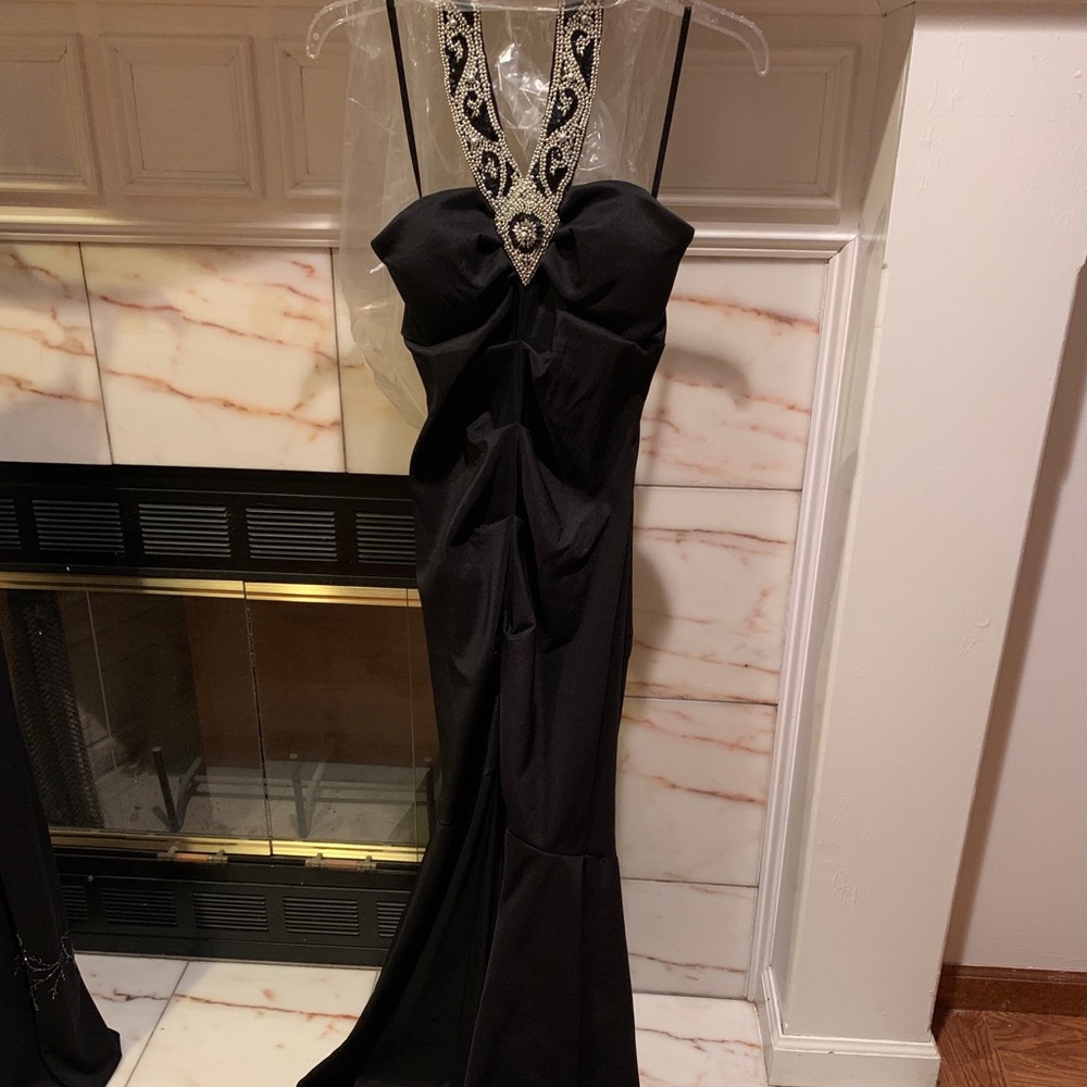 💠 Vintage 90s beaded detail halter dress 💠